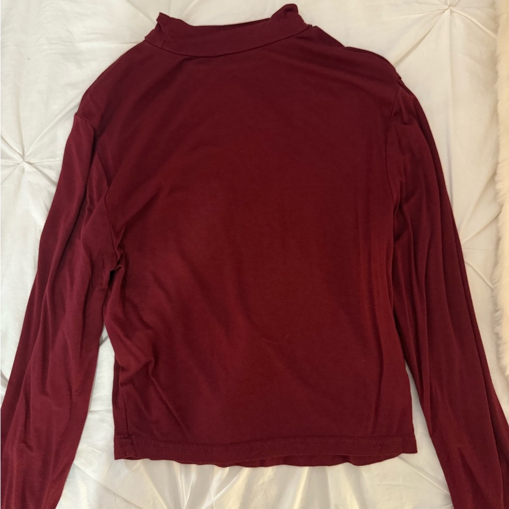 Lot de tops manches longues SHEIN – Rouge / Gris / Noir / Bordeaux – Taille S